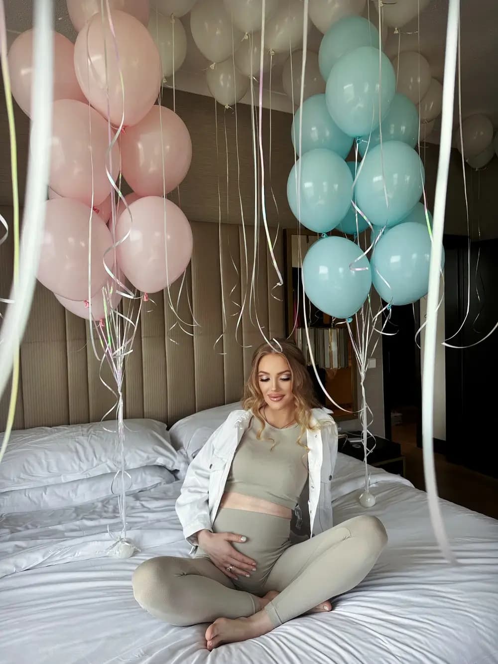 Zestaw balonów na Gender Party