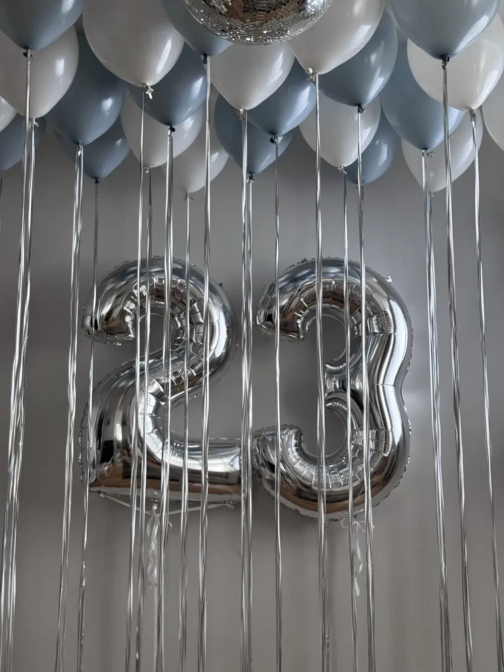 Zestaw balonów z cyferkami