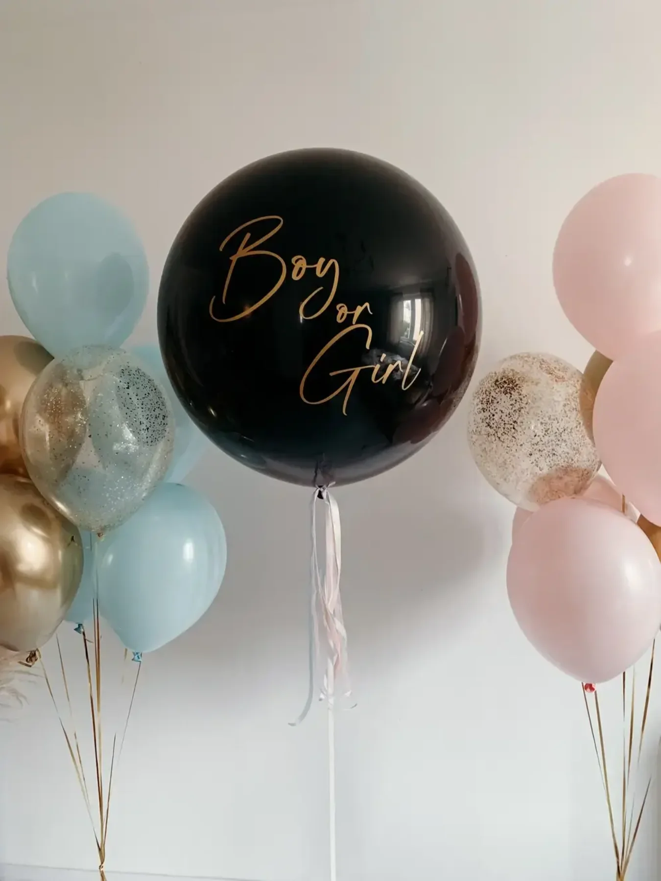 Zestaw balonów na Gender Party